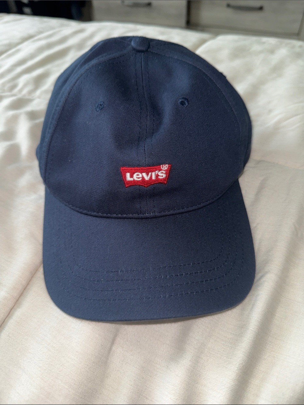 Levi's Navy Cap with Red Logo